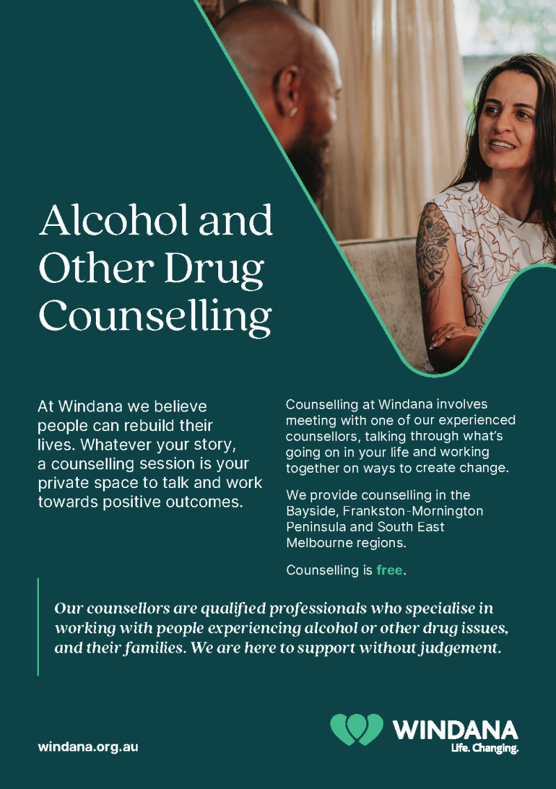 Thumbnail of Alcohol and Other Drug Counselling flyer