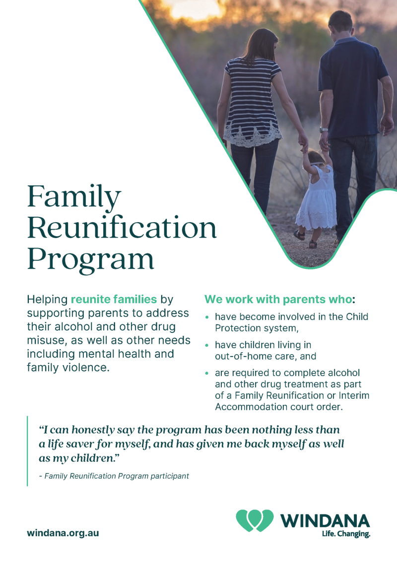 Thumbnail of Family Reunification Program flyer