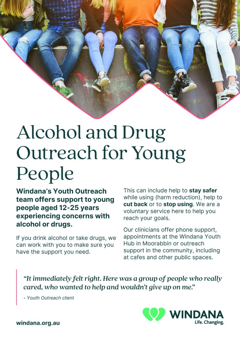 Thumbnail of Alcohol and Drug Outreach for Young People flyer