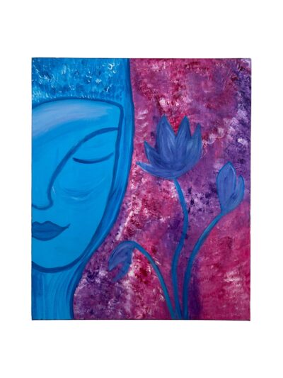 <b>Title: </b>Peace<br /><b>Artist: </b>Bec<br /><b>Description: </b>Meditative<br /><b>Medium: </b>Acrylic on canvas <br /><b>Price: </b>Not for sale<br />