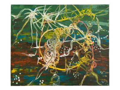 <b>Title: </b>Under growth<br /><b>Artist: </b>Suki<br /><b>Description: </b>The freedom to express via painting has been very helpful and enjoyable.<br /><b>Medium: </b>Acrylic on canvas <br /><b>Price: </b>$60 <br />