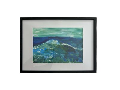 <b>Title: </b>Beach<br /><b>Artist: </b>Dean<br /><b>Description: </b>nan<br /><b>Medium: </b>Acrylic on paper in frame<br /><b>Price: </b>$45 in frame or $20 without frame <br />