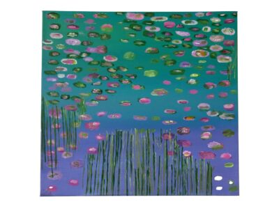 <b>Title: </b>Water Lillies<br /><b>Artist: </b>David<br /><b>Description: </b>nan<br /><b>Medium: </b>Acrylic on canvas<br /><b>Price: </b>SOLD <br />